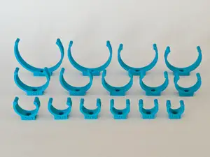 Snap-Fit Pipe Mounts | 15 Sizes 12-50mm | M4 Screw