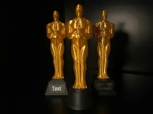 Customizable Oscar Trophy - 3 Styles - AMS-NO AMS