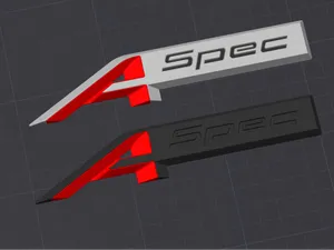 A-SPEC EMBLEM - Acura RDX, TLX, MDX, Integra