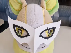 joker mask, carnival mascot stuffed toy costume