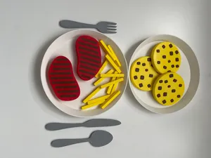 plate and cutlery - kids kitchne toys