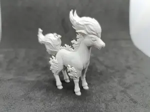 Ponyta Pokemon Inspired Fire Flaming Horse Figure