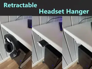Headset Hanger Retractable/Slider