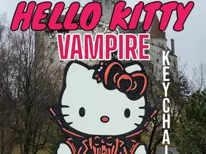Hello Kitty Vampire Keychain
