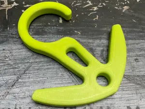 Compact heavy duty bag/gear hook
