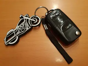 <BRB> Bagger | Motorcycle - Keychain