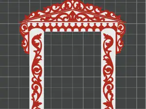 Russian window trim