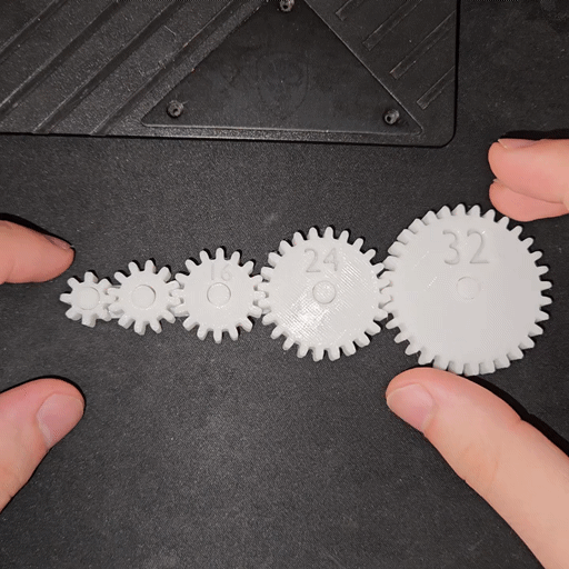 Modular Spur Gear Set (8T to 32T)