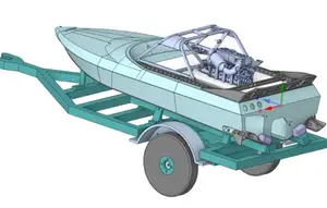 Trailer for Ragnarok RC Boat (MJet)