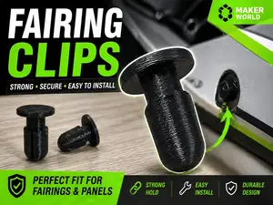 Clip for fairings and pannels