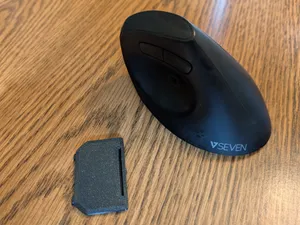 Seven Vertical Ergonomic Mouse Battery Cover