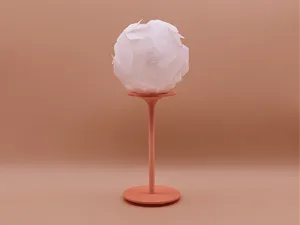 Modern Floral Tea Light Lamp.