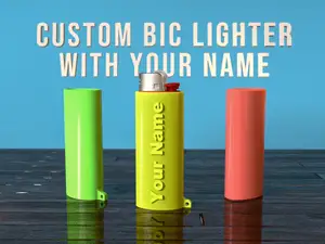 Custom Bic Lighter Sleeves with Your Name