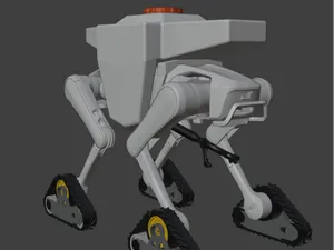 VERGE-4: Robot Empat Kaki Era Baru.