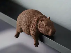Sleepy Fat Capybara - Monitor Buddy