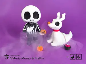 Jack Skellington Flexi Articulated, Toy&Keychain