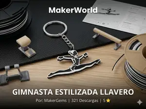 llavero vuelo ebano-ebony flight keychain