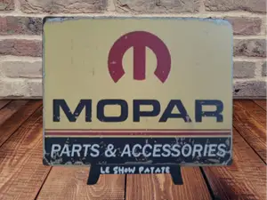 Plaque vintage Mopar Hueforge