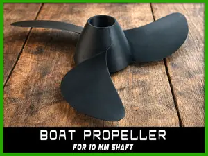 Boat propeller for 10 mm shaft, 250mm diameter