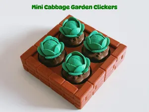 Mini Cabbage Garden Clickers