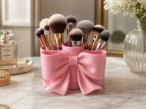 Makeup Brush Holder - Bow