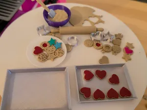 Set de galletas para cocina de muñecas