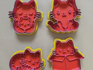 Kawaii Cute Cat Animal Clay Playdoh Cookie Cutter