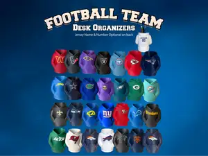 Football Team Desk Organizer Pencil Holder Hoodies