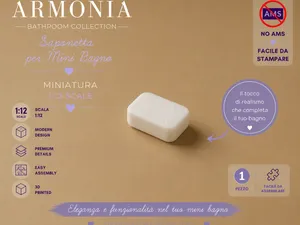 Saponetta Moderna per Mini Bagno 1:12