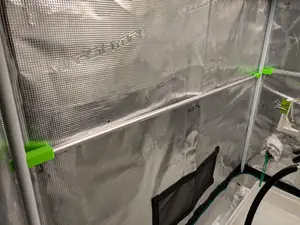 Grow tent additional rod holder scrog LST