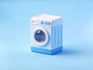 洗衣机-微缩模型家电系列-儿童过家家涂色玩具