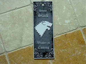A Game of Throne Bookmark - House Stark
