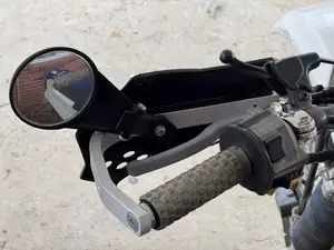 Dirt bike hand guard mirror