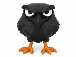 Grumpy Crow