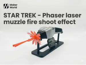 STAR TREK - Phaser laser muzzle fire shoot effect