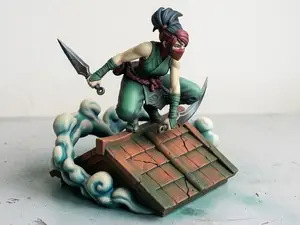 Akali Inspired Shadow Assassin Miniature