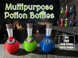 Multipurpose Fantasy Potion Bottles
