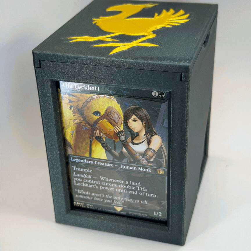 MTG Folding EDH Deck Box with Life Counter Lid