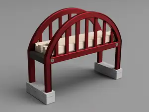 Railway bridge (wooden rails)