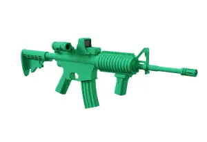 游戏M4 步枪枪模 缩小比例模型