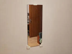 Frameless Mirror Wall Mount Bracket Set