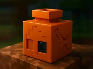 Minecraft Pot of Vision – Hidden GoPro Vase