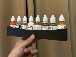 Wall-Mount Shelf for Paint/Ink Bottles 30mm Diamet