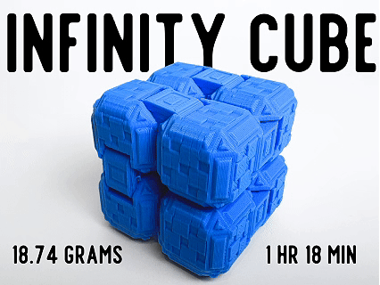 Infinity Cube Fidget (Print In Place)