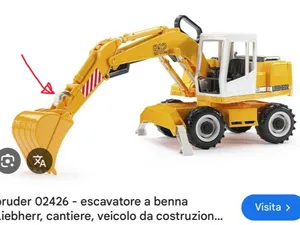 Replace part Nr.0795/06/1 Bruder 02426 Liebherr