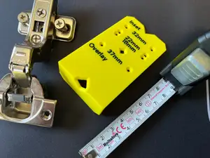 Hinge Mounting Plate Template (Blum Compatible)