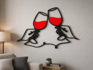 Wanddekoration "Cheers"