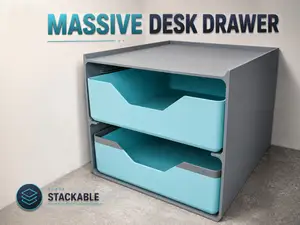 Massive Modular Desk Drawer