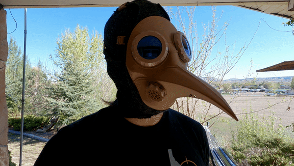 Wearable Plague Doctor Mask – 3D Printable Cosplay