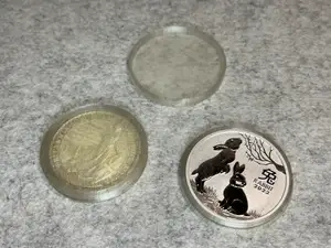 1oz silver coin protection case